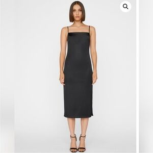 Frame Beaded Strap Slip Dress